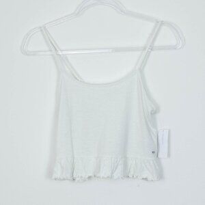 American Eagle Ruffle Babydoll Cami Tank Top Size XS NWT